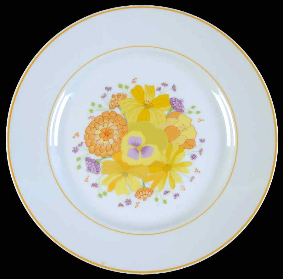 Golden Afternoon Salad Plate by Denby-Langley-1