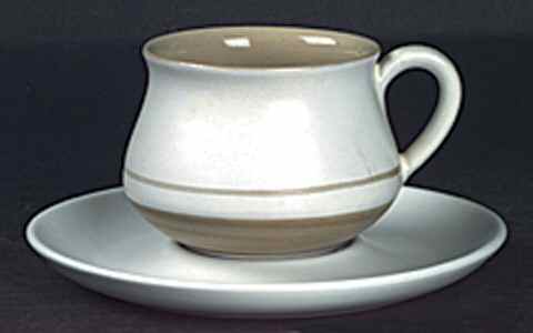 Gourmet Flat Cup & Saucer Set by Denby-Langley-1