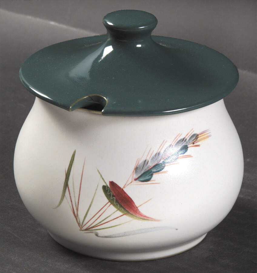 Greenwheat Jam/Jelly & Lid by Denby-Langley-1
