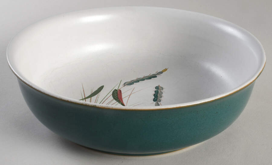 Greenwheat 9" Round Vegetable Bowl by Denby-Langley-1