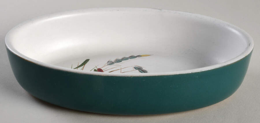 Greenwheat 8" Oval Baker by Denby-Langley-1