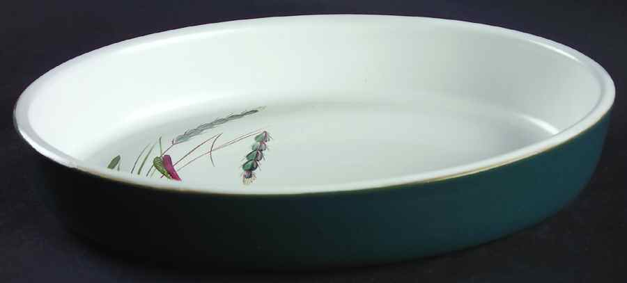 Greenwheat 11" Oval Baker by Denby-Langley-1