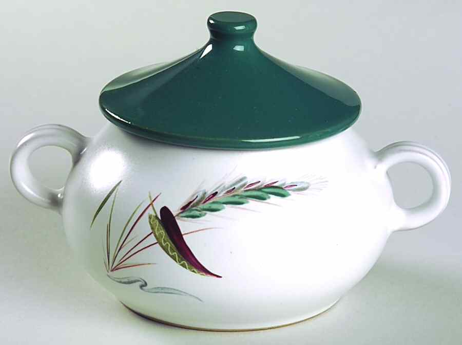 Greenwheat Sugar Bowl & Lid by Denby-Langley-1