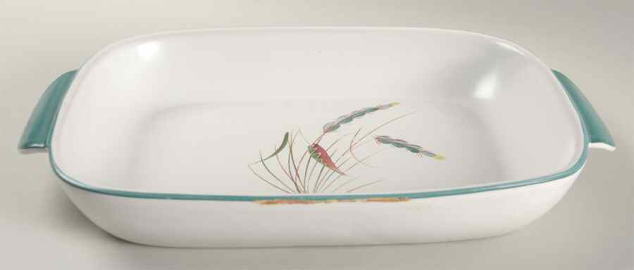 Greenwheat 12" Rectangular Baker by Denby-Langley-1