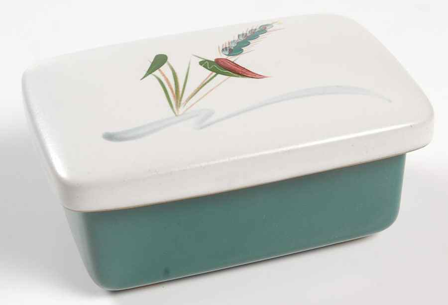 Greenwheat Butter Tub & Lid by Denby-Langley-1
