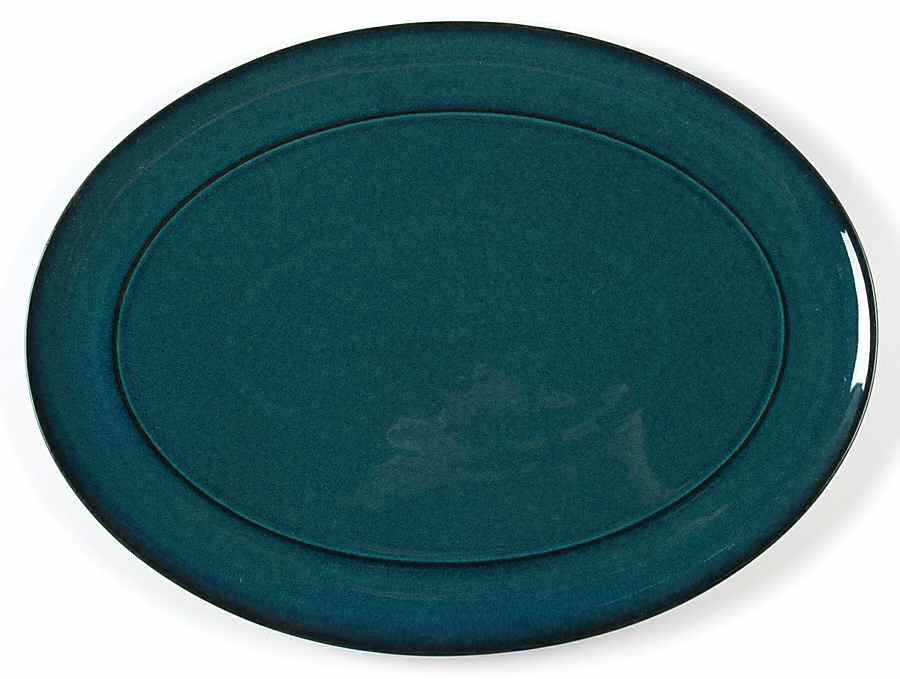 Greenwich 14" Oval Serving Platter by Denby-Langley-1
