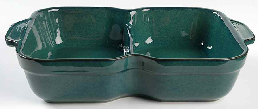 Greenwich Rectangular Divided Vegetable Bowl by Denby-Langley-1