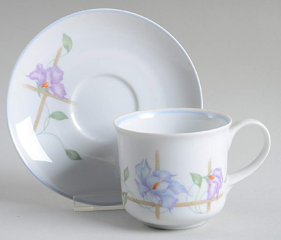 Harmony Flat Cup & Saucer Set by Denby-Langley-1