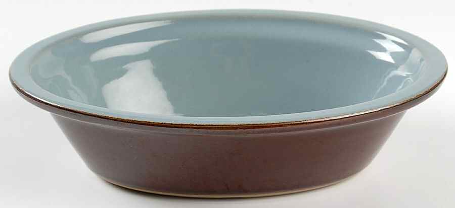 Homestead Brown Oval Pie Baker by Denby-Langley-1