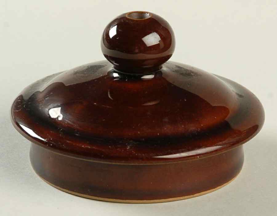 Homestead Brown Lid for Teapot by Denby-Langley-1