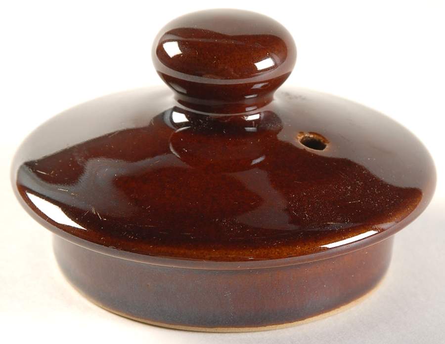 Homestead Brown Lid for Coffee Pot by Denby-Langley-1