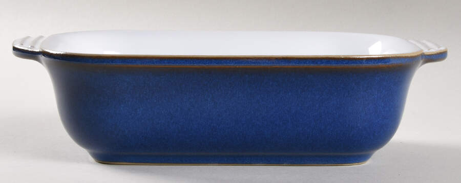 Imperial Blue 8" Rectangular Baker by Denby-Langley-1