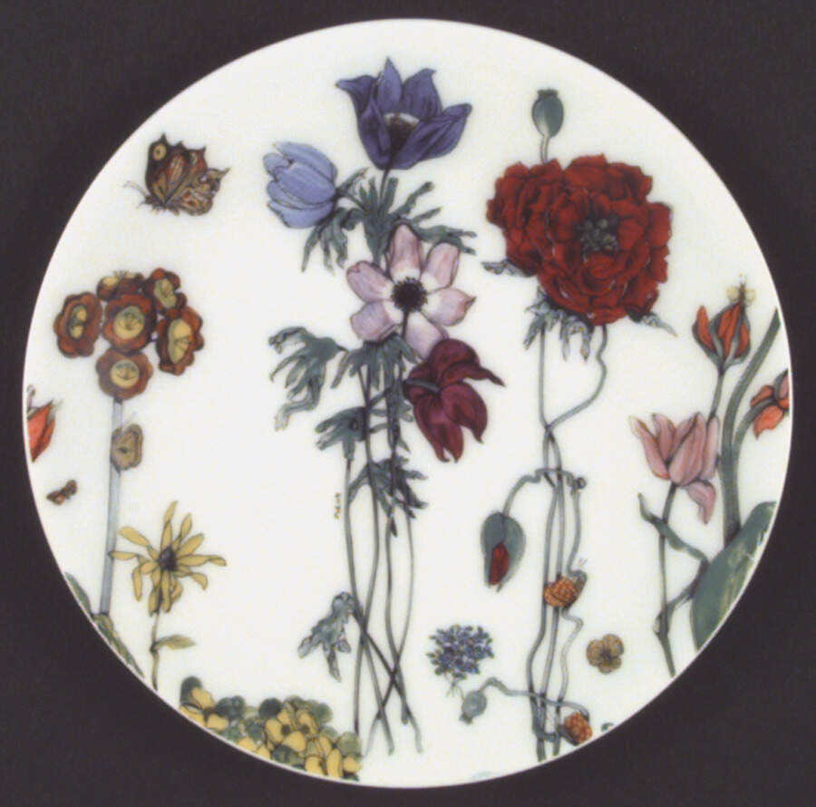 Jardin De Fleurs Salad Plate by Denby-Langley-1