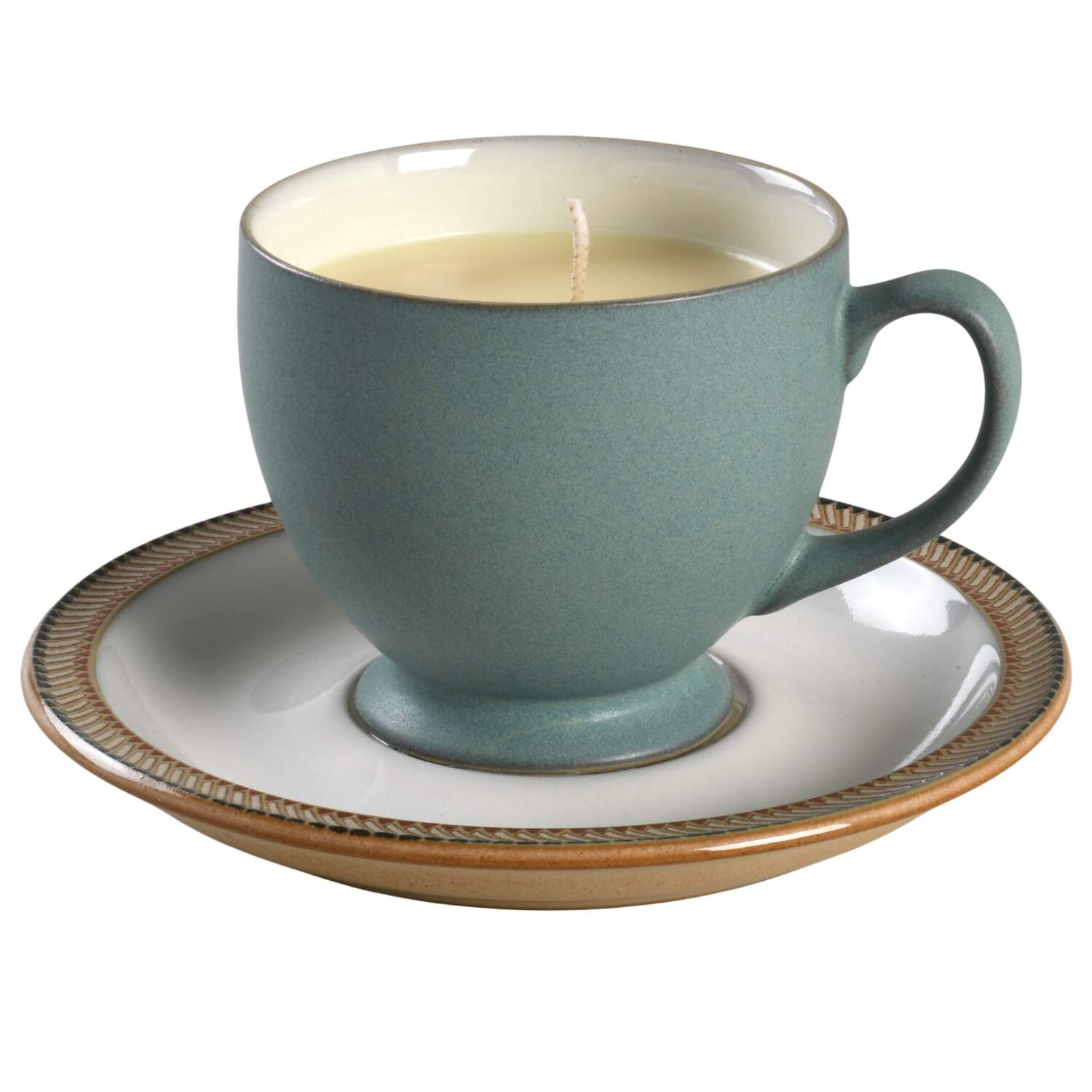 Luxor Scented Cup & Saucer Candle-Coffee  HC by Denby-Langley-1