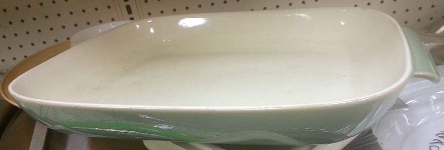 Manor Green 12" Rectangular Baker by Denby-Langley-1