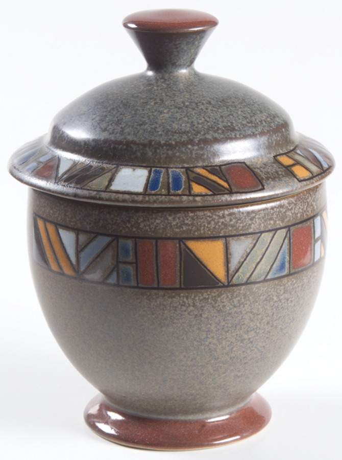 Marrakesh Sugar Bowl & Lid (Uses the Open Sugar As Base) by Denby-Langley-1