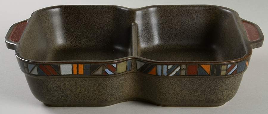 Marrakesh Rectangular Divided Vegetable Bowl by Denby-Langley-1