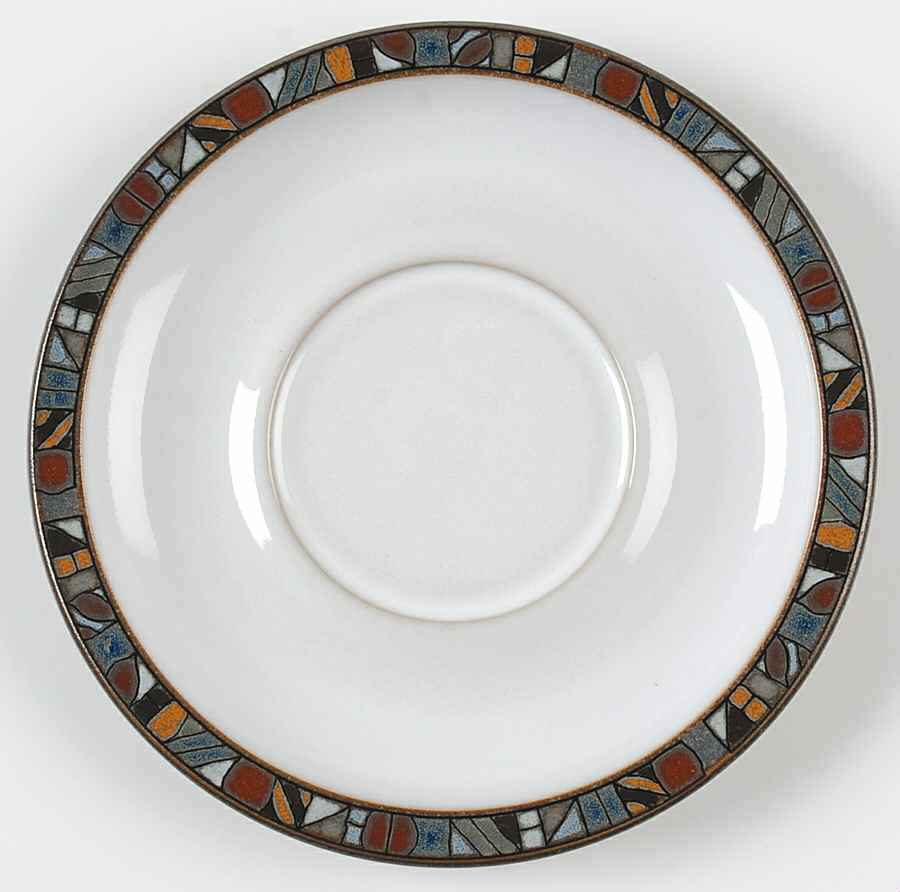 Marrakesh Breakfast Saucer/Gravy Stand by Denby-Langley-1