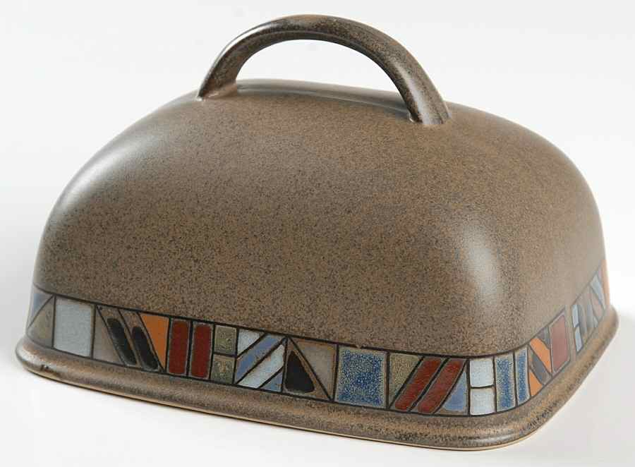 Marrakesh Lid for Rectangular Butter by Denby-Langley-1