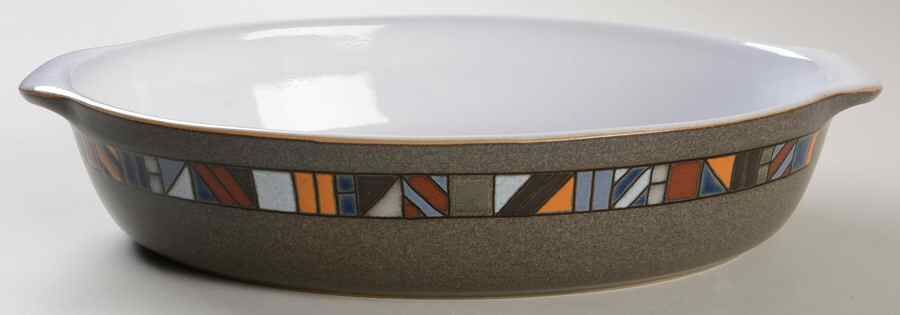 Marrakesh 12" Oval Baker by Denby-Langley-1