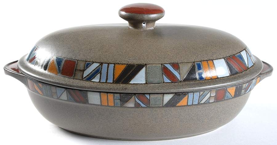 Marrakesh 2 Quart Oval Covered Casserole by Denby-Langley-1