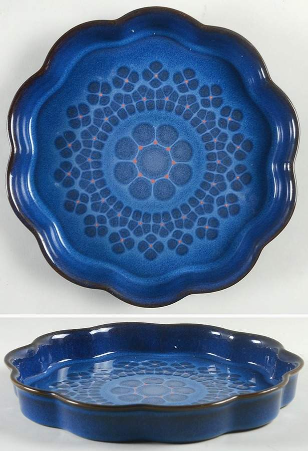 Midnight 9" Round Flan by Denby-Langley-1
