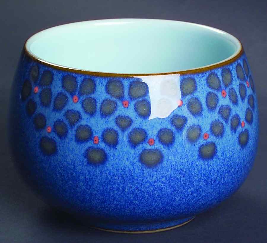 Midnight Open Sugar Bowl by Denby-Langley-1