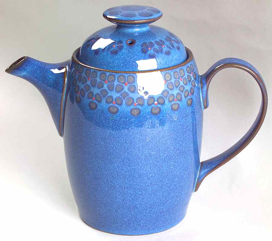 Midnight Coffee Pot & Lid by Denby-Langley-1