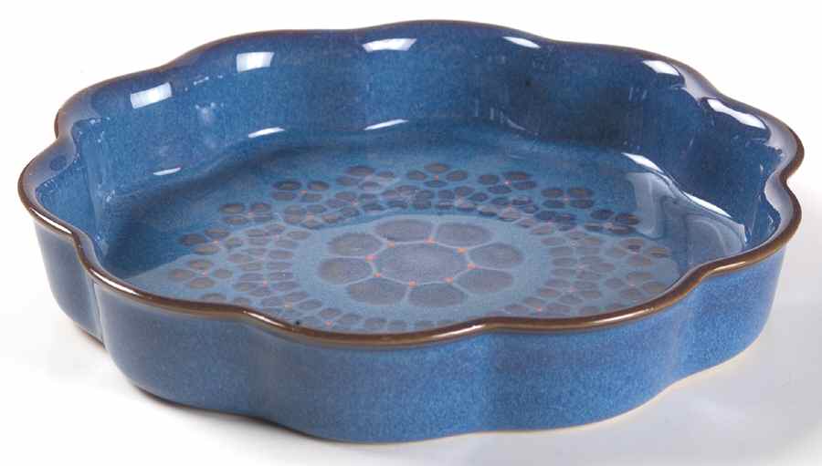 Midnight 8" Round Flan by Denby-Langley-1