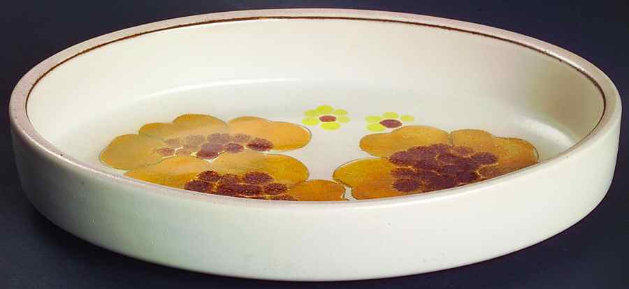 Minstrel 10" Oval Baker by Denby-Langley-1