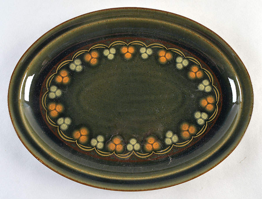 Oberon 14" Oval Serving Platter by Denby-Langley-1