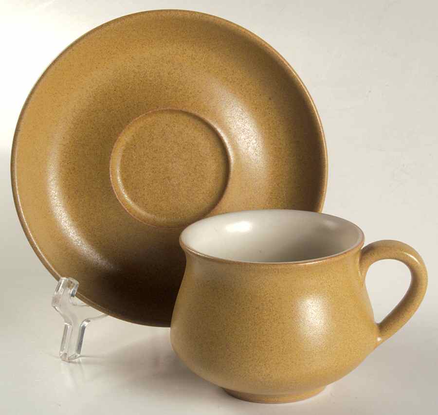 Ode Flat Cup & Saucer Set by Denby-Langley-1