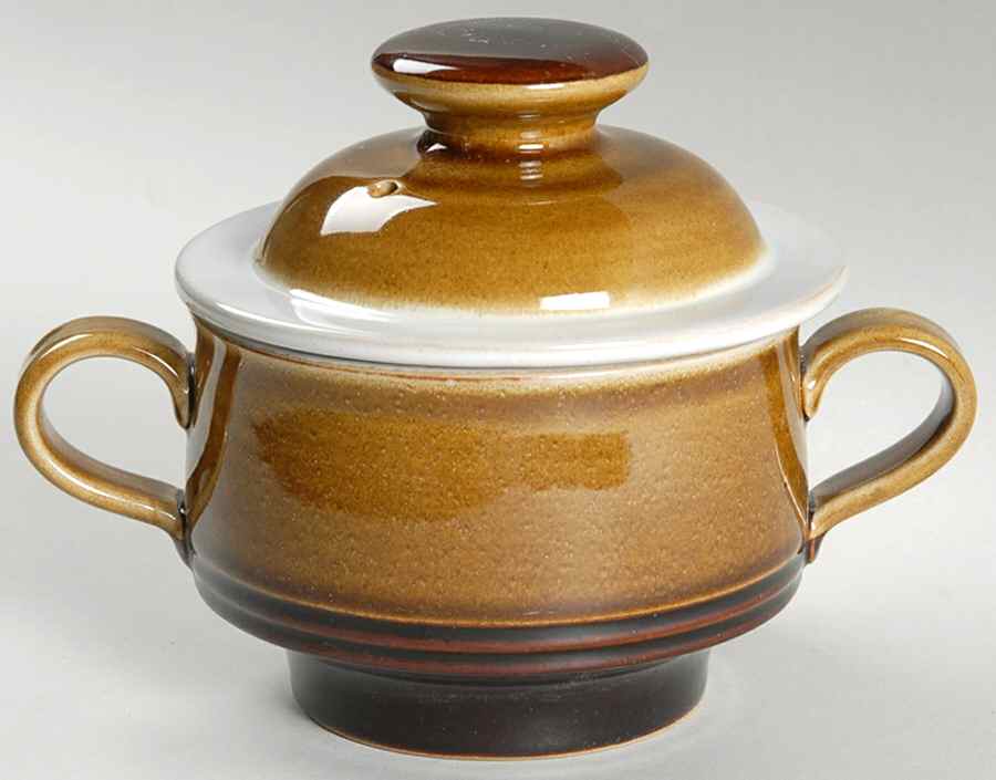 Painter's Palette Brown Individual Casserole & Lid by Denby-Langley-1