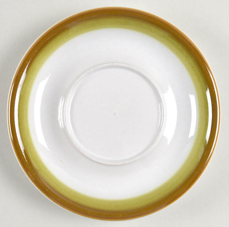 Painter's Palette Green Saucer by Denby-Langley-1