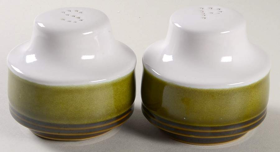 Painter's Palette Green Salt & Pepper Set by Denby-Langley-1