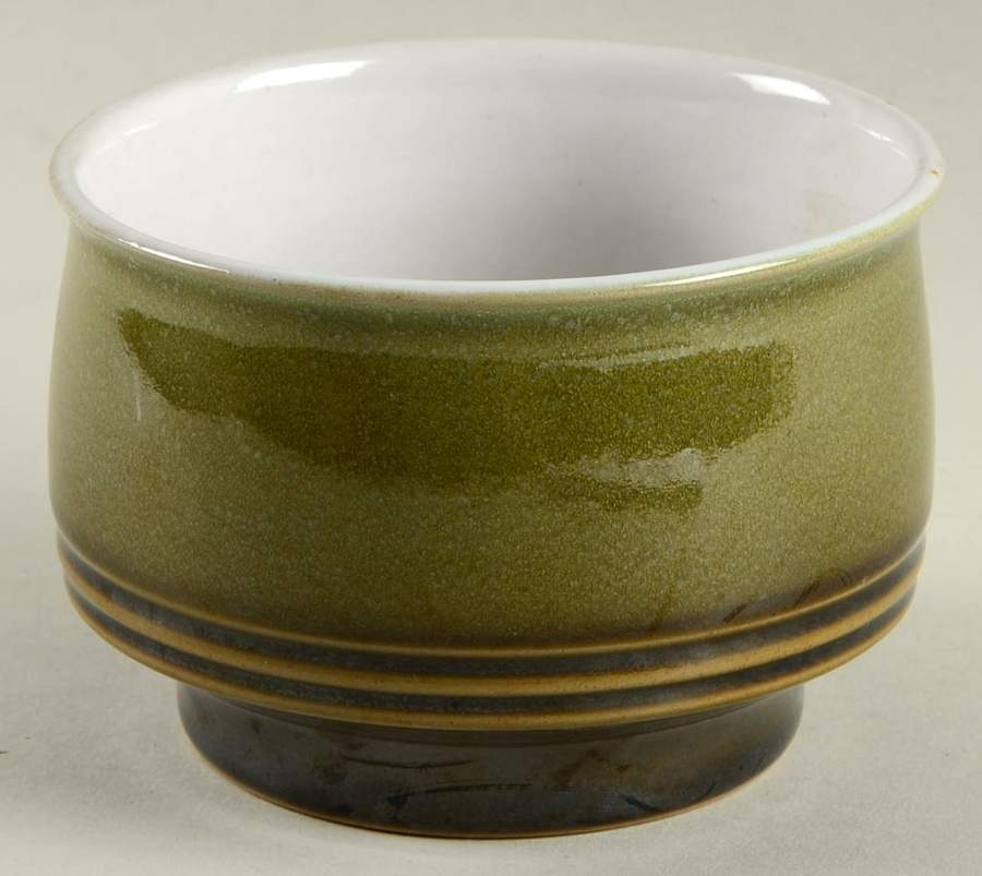 Painter's Palette Green Open Sugar Bowl by Denby-Langley-1