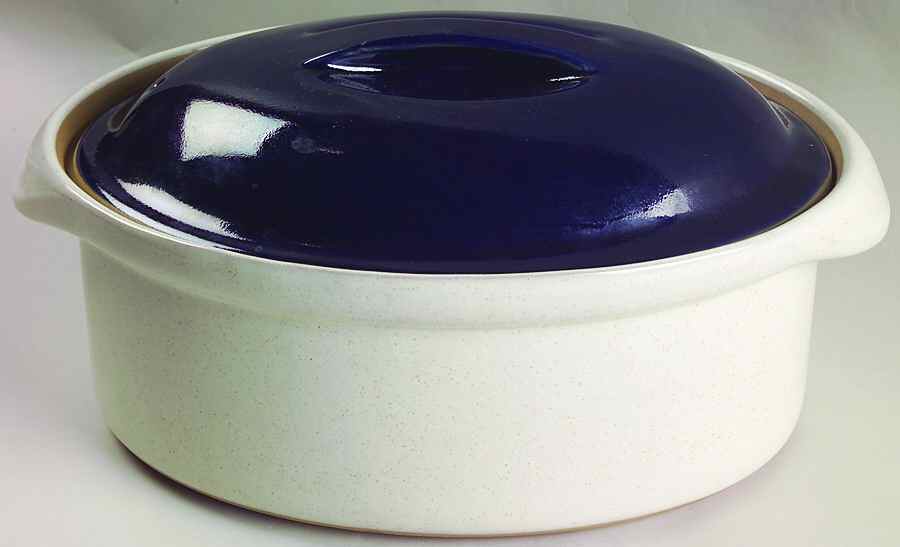 Potpourri Blue 3 Quart Oval Covered Casserole by Denby-Langley-1