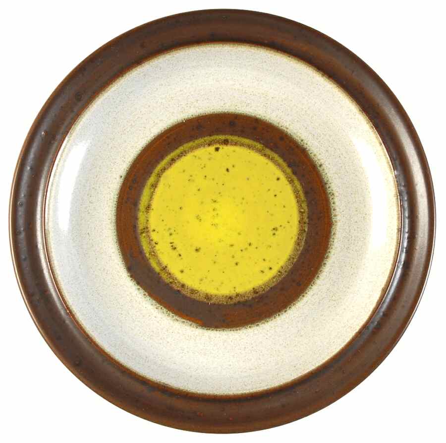 Potter's Wheel Gold Salad Plate by Denby-Langley-1