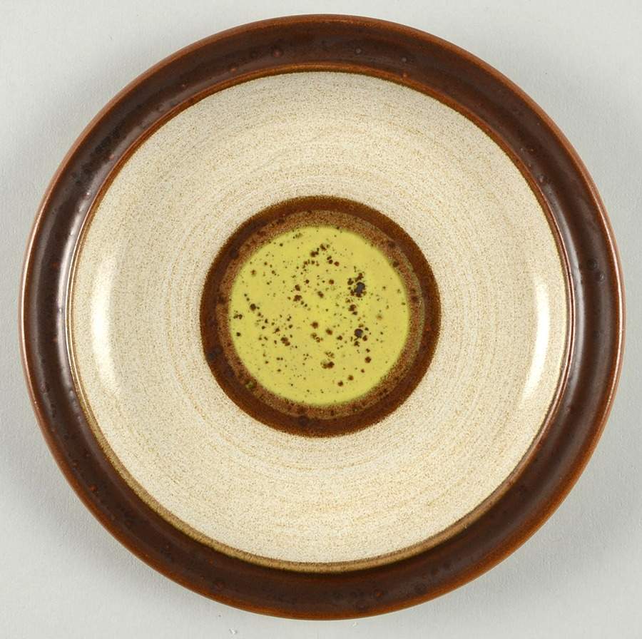 Potter's Wheel Gold Bread & Butter Plate by Denby-Langley-1