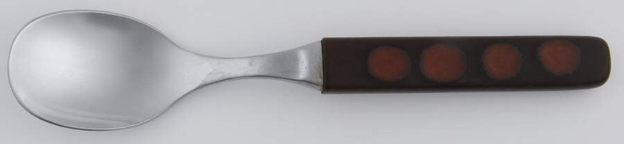 Potter's Wheel Rust Red Teaspoon by Denby-Langley-1