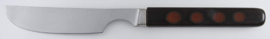 Potter's Wheel Rust Red Small Dinner Knife by Denby-Langley-1