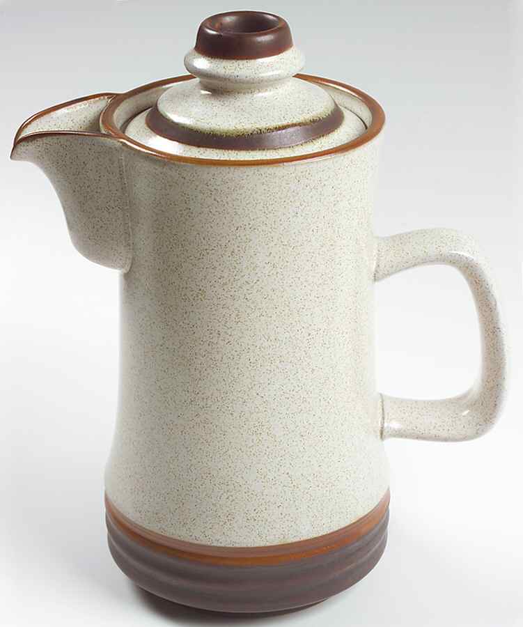 Potter's Wheel Rust Red Mini Coffee Pot & Lid by Denby-Langley-1