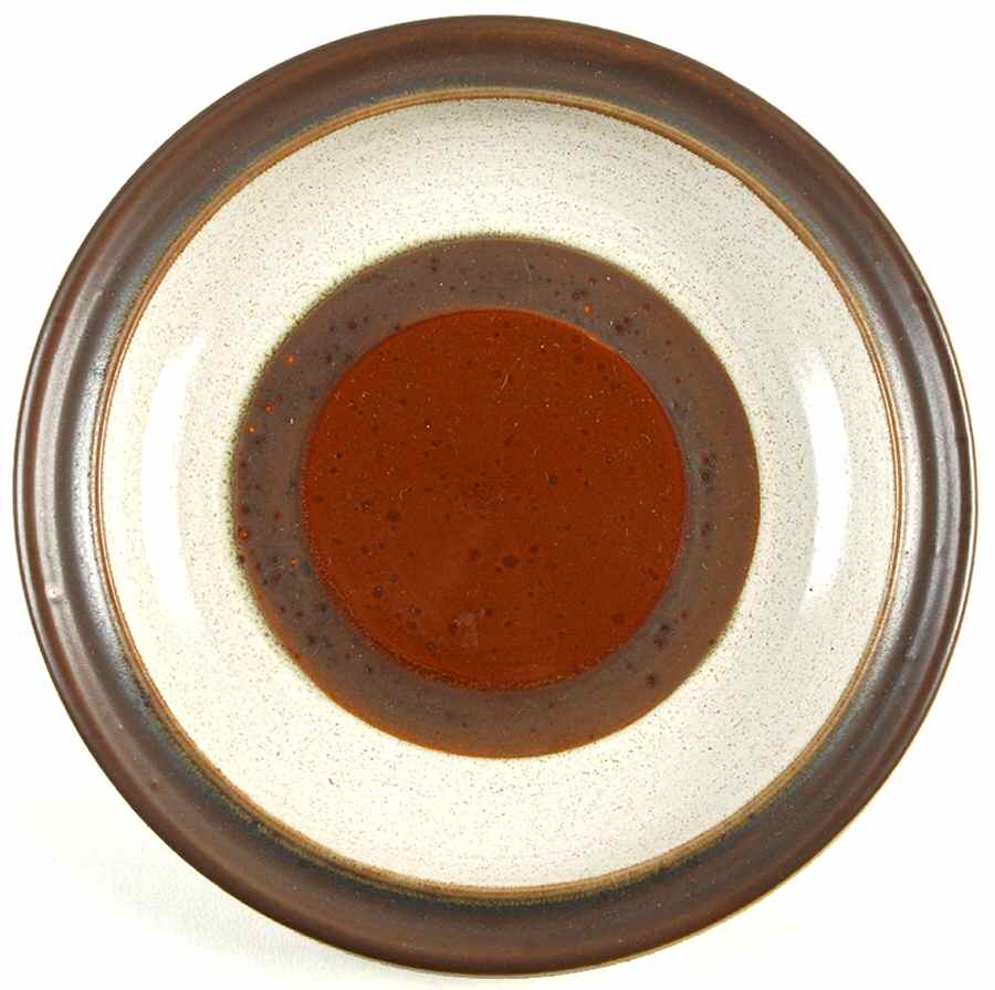 Potter's Wheel Rust Red Bread & Butter Plate by Denby-Langley-1