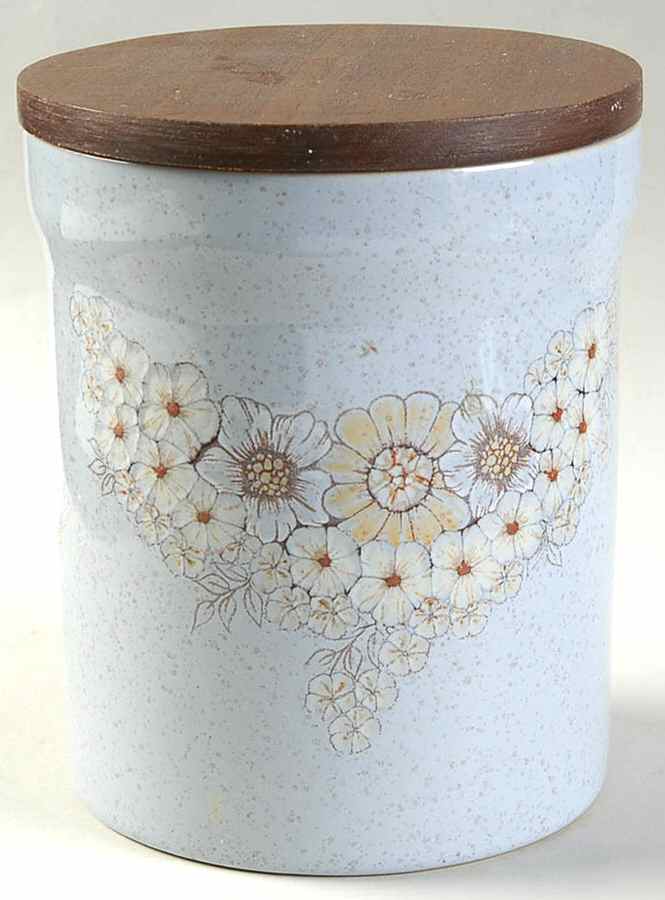 Reflections Medium Canister & Wood Lid by Denby-Langley-1