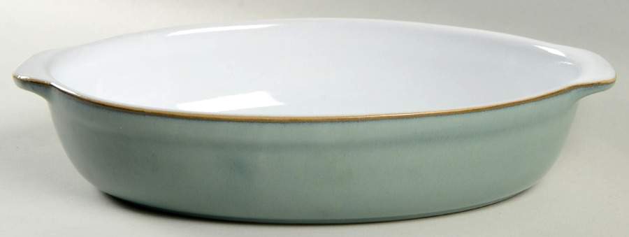 Regency Green 12'' Oval Baker by Denby-Langley-1