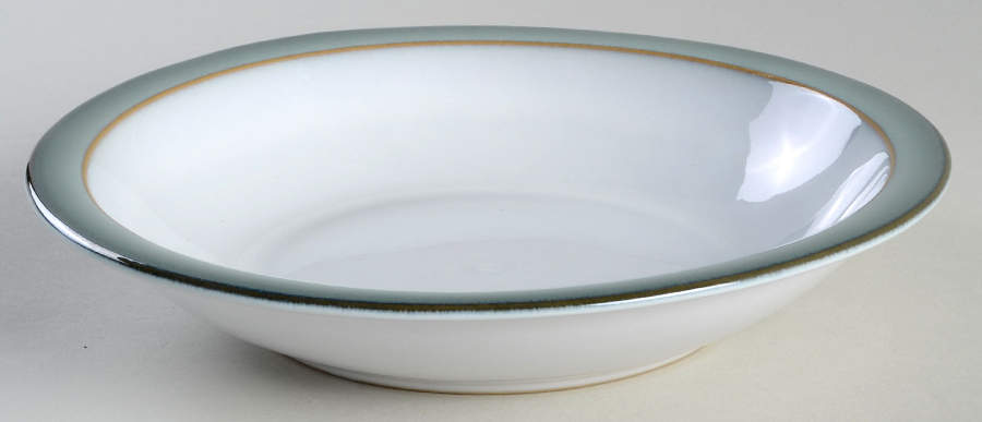 Regency Green Rim Soup Bowl by Denby-Langley-1