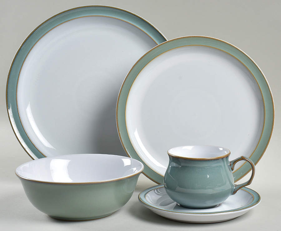 Regency Green 5 Piece Place Setting by Denby-Langley-1