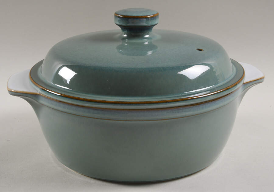 Regency Green 3 Quart Round Covered Casserole by Denby-Langley-1