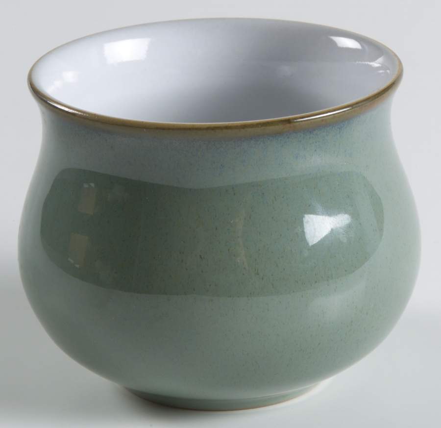 Regency Green Open Sugar Bowl by Denby-Langley-1