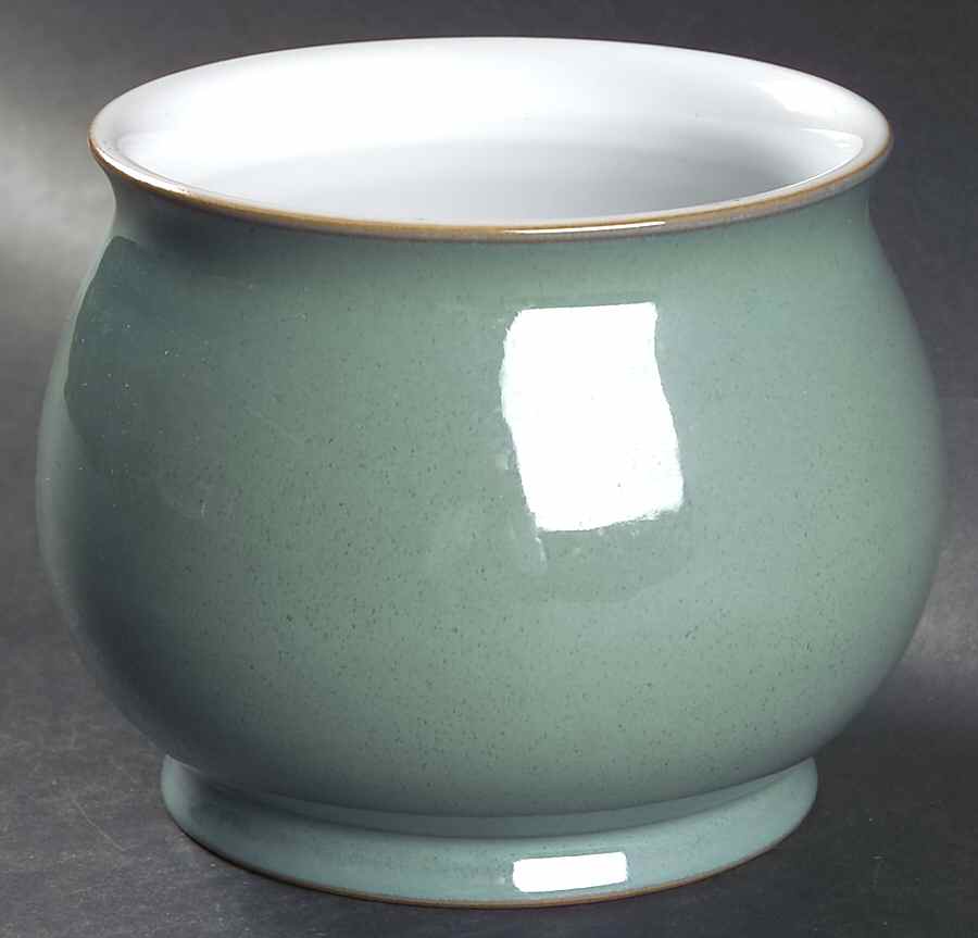 Regency Green 5" Flower Pot by Denby-Langley-1